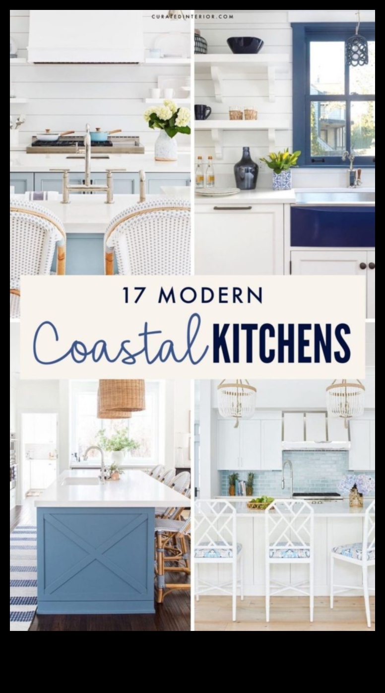 Cum creez un decor pentru bucătărie de coastă ieftin pentru o senzație proaspătă?