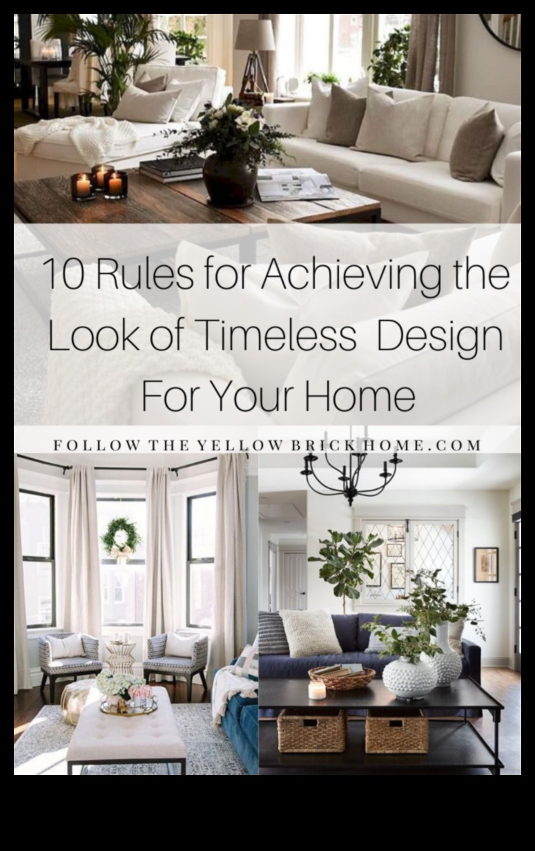 Cum să obțineți un aspect atemporal cu conceptele clasice de decorare