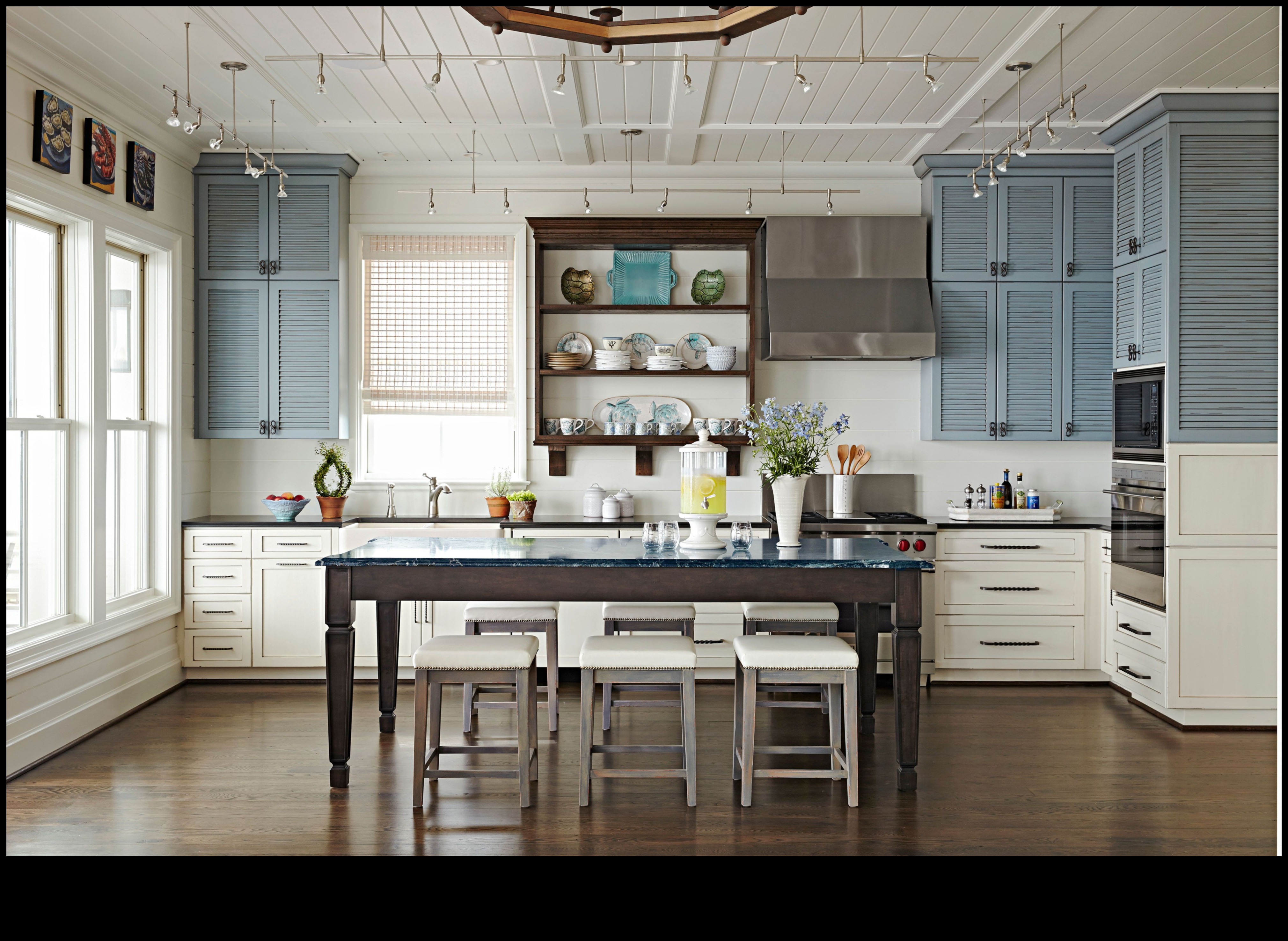 Cum creez un decor pentru bucătărie de coastă ieftin pentru o senzație proaspătă?