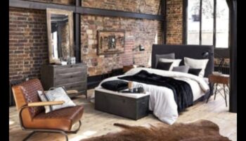 Inspirații de decor pentru dormitor industrial șic