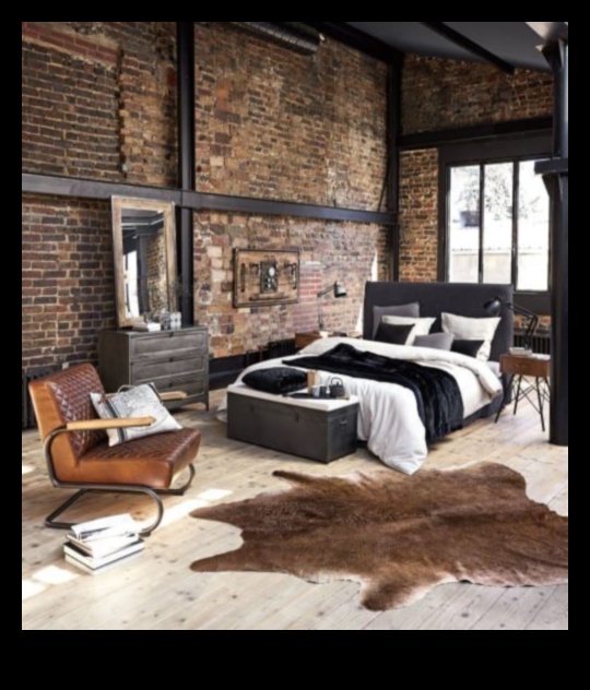 Inspirații de decor pentru dormitor industrial șic